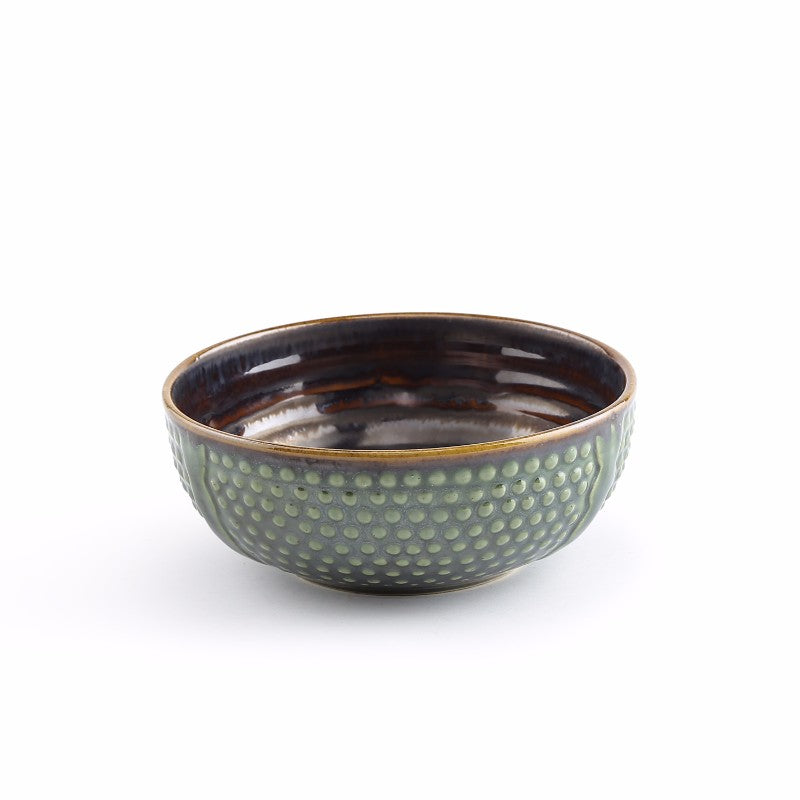 Studio Pottery stoneware serving bowl set(Set of 2)