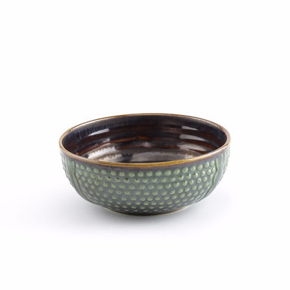 Studio Pottery stoneware serving bowl set(Set of 2)