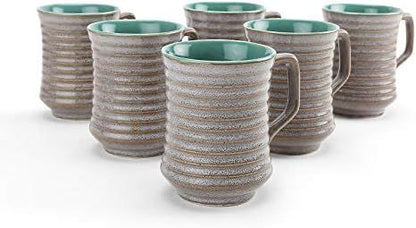 Studio ceramic Coffee Cups set(Set of 6)