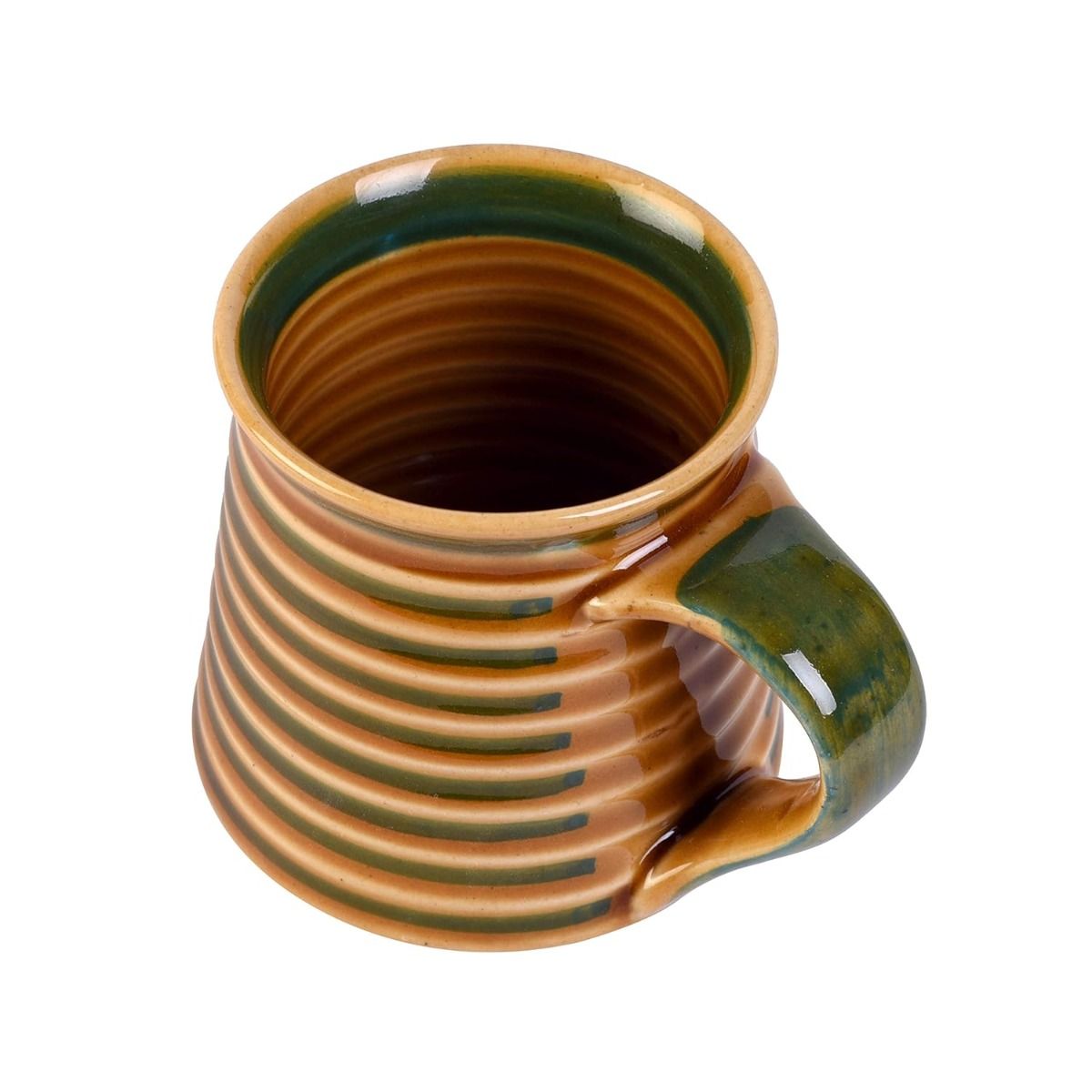 Vintage Green Glazed Ceramic Coffee online Set, CRAZING MCM Modern BOHO Tea Lover, Pitcher Mugs Creamer and Sugar Bowl