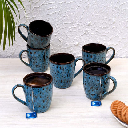 Ceramic Studio Glazed Coffee Mug(6 Mug)