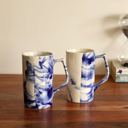 "Shades of Earth" ceramic beer mug(2 Mug)