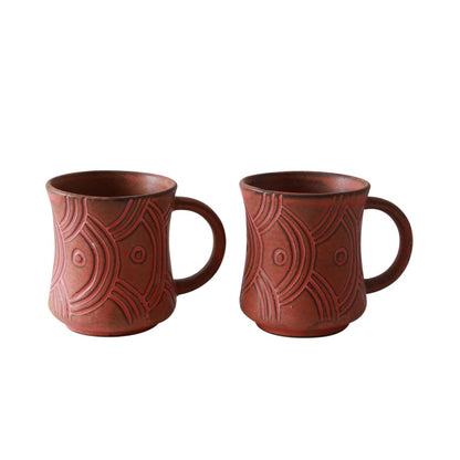 handcrafted ceramic tea/coffee mug (2 Mug)