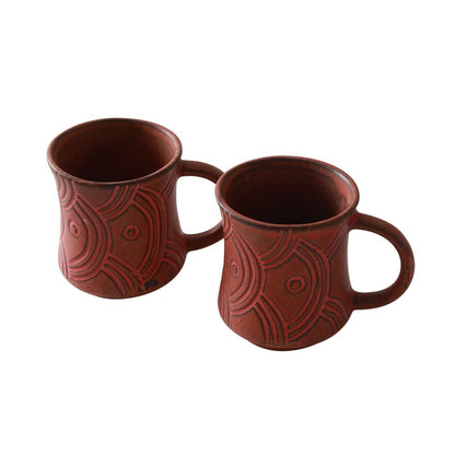 handcrafted ceramic tea/coffee mug (2 Mug)