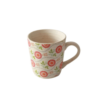 "Sunflower Bageecha" ceramic tea/coffee mug (Set of 2)