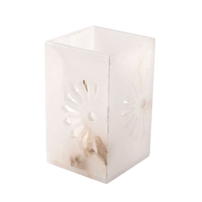 Handcarved white pen stand in Soap Stone
