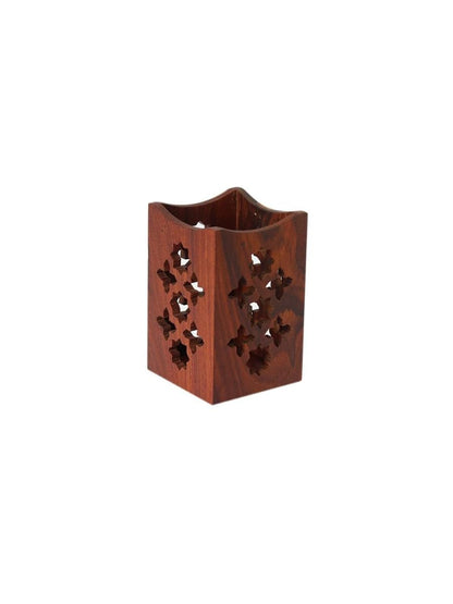 "Mugal Jali" pen holder in Sheesham Wood