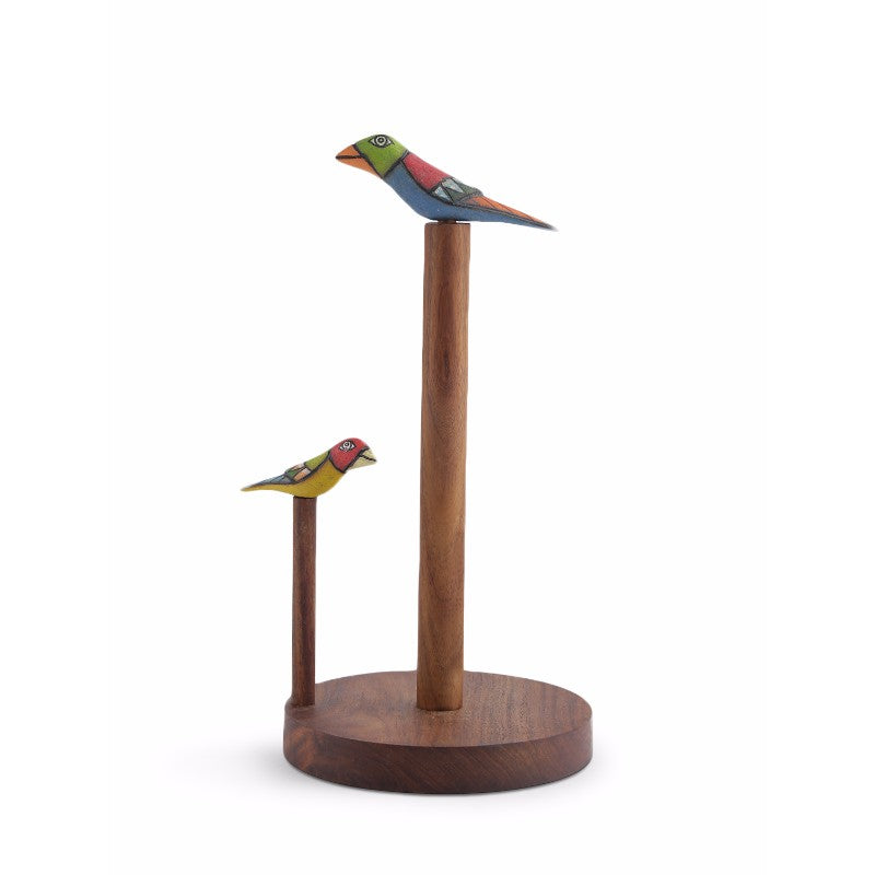 Wooden Bird design Tissue Holder