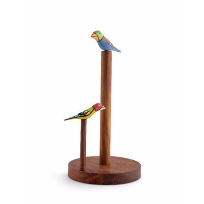 Wooden Bird design Tissue Holder