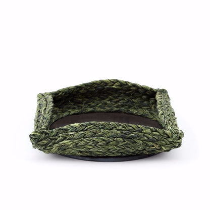 Sabai olive charger basket