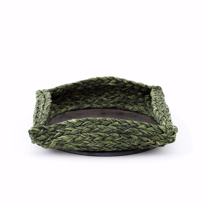 Sabai olive charger basket