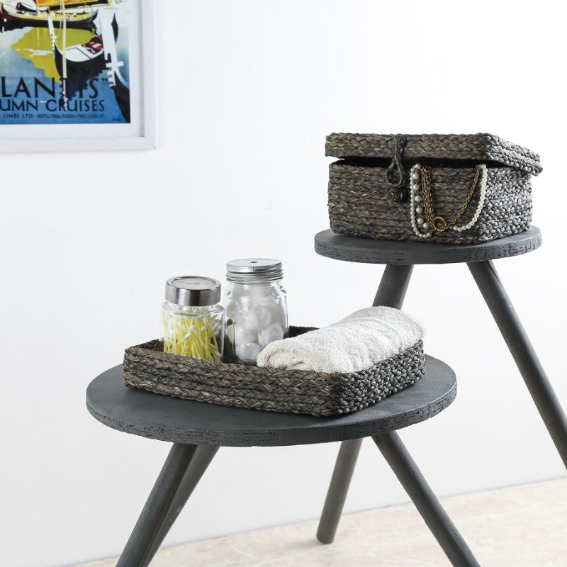 Sabai grass Toiletries box & tray set(Set of 2)