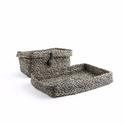 Sabai grass Toiletries box & tray set(Set of 2)