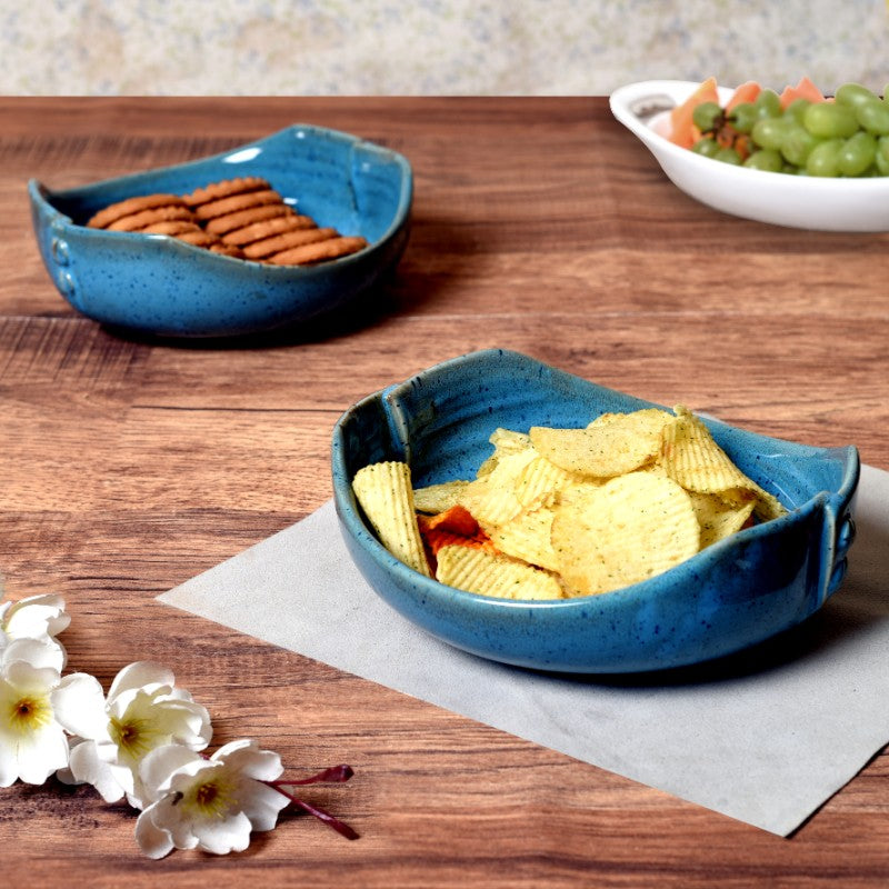 ceramic studio snack bowl set (Set of 2)