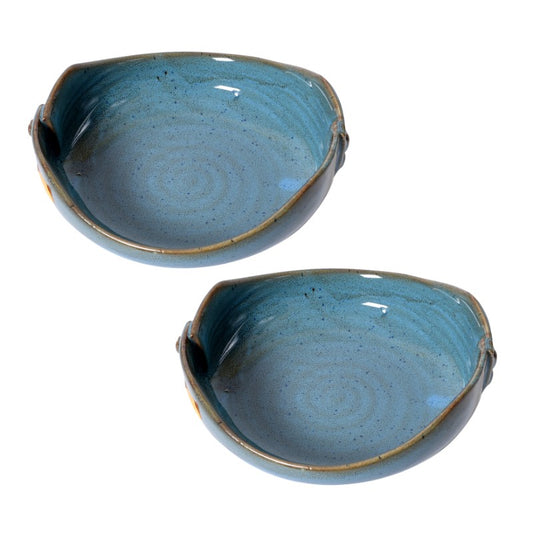 ceramic studio snack bowl set (Set of 2)