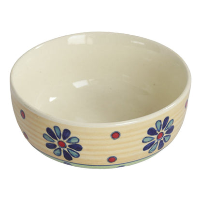 "Flower Petals" handpainted ceramic serving bowl(Set of 2)