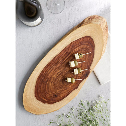 Wooden rustic Log Platter