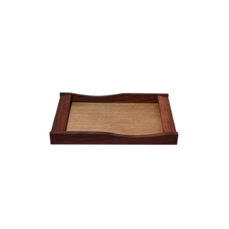 handcrafted wooden serving tray in Mango Wood