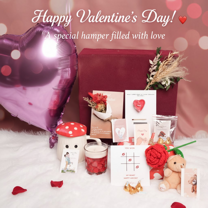 Perfect Valentine Gift Box – 7 Days of Love Hamper (Set of 8) | ArteCasa