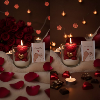 LoveBug Teddy Candle – Cute Teddy Valentine Candle | Artecasa