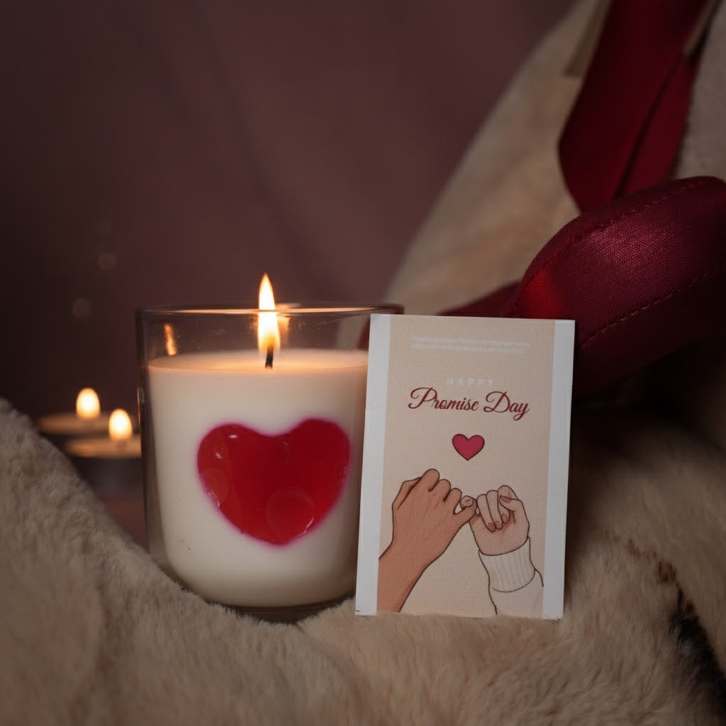 True Love Heart Candle – Romantic Valentine Candle | Artecasa