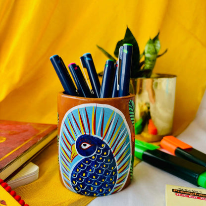 Mayuri Terracotta Pen/Pencil Holder