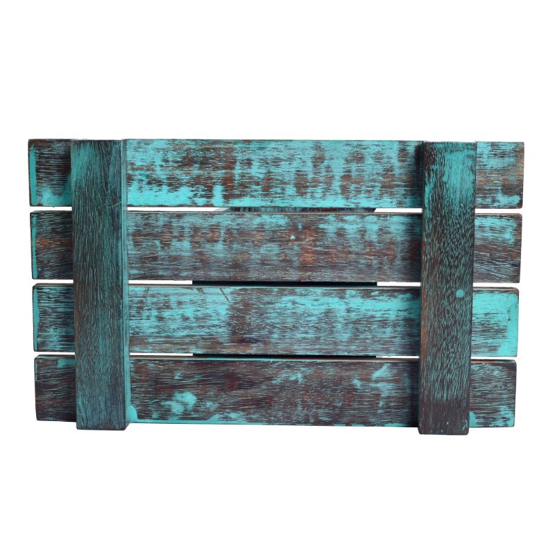 Antique Finish Mango Wood Key Holder(6 Hooks)