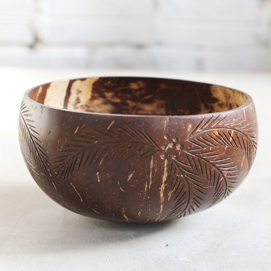 Thenga Palm Leaf Jumbo Coconut Bowl manufacturer in Kerala