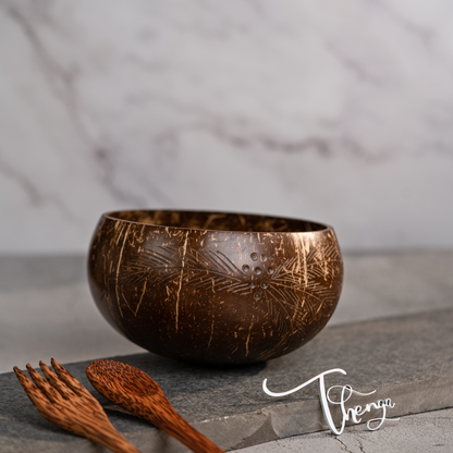 Thenga Palm Leaf Jumbo Coconut Bowl manufacturer in Kerala