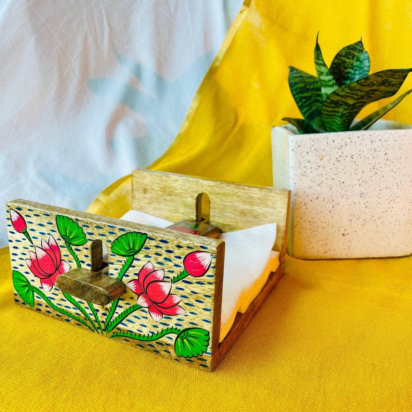 Padmini - Wood Napkin Holder