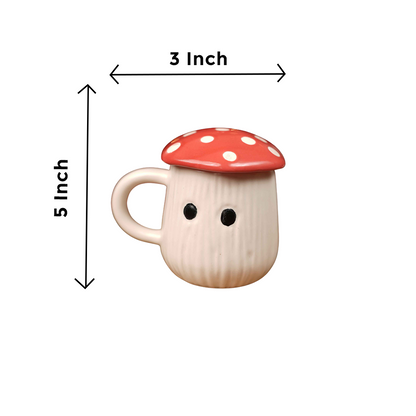 Shroom Sip Mug- Red