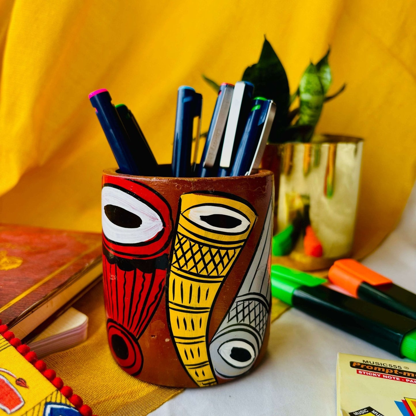 Sargam Terracotta Pen/Pencil Holder